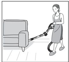 SAMSUNG SR8875 NAVIBOT SILENCIO - De robotstofzuiger zou bij de voordeur of de drempel van de stuindeur vast kunnen komen te zitten. - 2