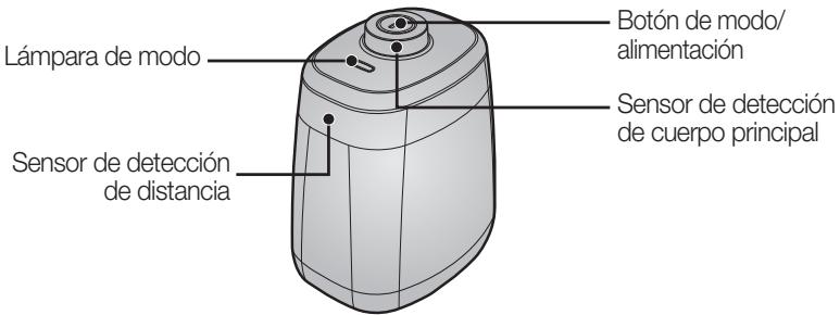 SAMSUNG SR8875 NAVIBOT SILENCIO - NOMBRE DE CADA COMPONENTE - 2