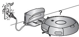 SAMSUNG SR8875 NAVIBOT SILENCIO - Laissez toujours le cordon d'alimentation du chargeur branché dans la prise murale. - 1