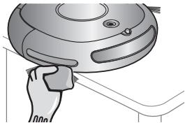 SAMSUNG SR8875 NAVIBOT SILENCIO - LIMPAR A ESCOVA ROTATIVA LATERAL PARA LIMPEZA DE CANTOS - 4