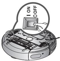 SAMSUNG SR8875 NAVIBOT SILENCIO - Vous devez éteindre le bouton de mise sous tension situé sous l'unité principale avant de la nettoyer. - 1