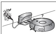 SAMSUNG SR8875 NAVIBOT SILENCIO - Laissez toujours le cordon d'alimentation du chargeur branché dans la prise. - 1