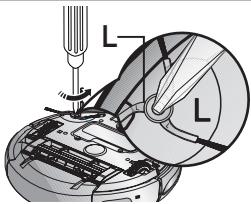 SAMSUNG SR8875 NAVIBOT SILENCIO - DE DRAAIENDE ZIJBORSTEL VOOR REINIGING VAN RANDEN REINIGEN - 5