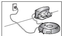 SAMSUNG SR8875 NAVIBOT SILENCIO - Cuando instale la estación de carga, no deje el cable de alimentación expuesto en el suelo. - 1