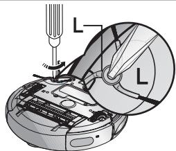 SAMSUNG SR8875 NAVIBOT SILENCIO - NETTOYAGE DE LA BROSSE ROTATIVE LATÉRALE - 5
