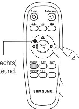 SAMSUNG SR8895 NAVIBOT SILENCIO - HANDMATIGE REINIGING - 7