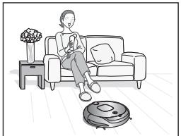 SAMSUNG SR8895 NAVIBOT SILENCIO - UTILITÉ DE LA FONCTION VIRTUAL GUARD - 1