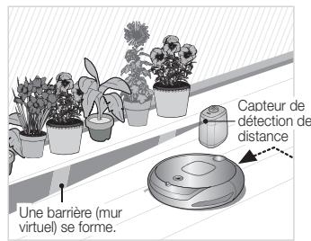 SAMSUNG SR8895 NAVIBOT SILENCIO - Création d'une barrière (mur virtuel) - 1