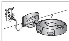 SAMSUNG SR8895 NAVIBOT SILENCIO - Mantenha sempre o cabo eletrico do carregarador ligado à tomada de corrente. - 1