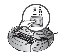 SAMSUNG SR8895 NAVIBOT SILENCIO - DE AAN-UITSCHAKELAAR GEBRUIKEN - 1
