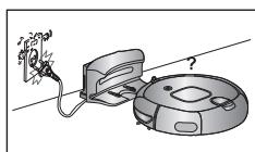 SAMSUNG SR8895 NAVIBOT SILENCIO - Houd het netsnoer van het oplaadstation.altijd op het stopcontact aangesloten. - 1