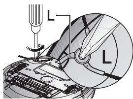 SAMSUNG SR8895 NAVIBOT SILENCIO - DE DRAIENDE ZIJBORSTEL VOOR REINIGING VAN RANDEN REINIGEN - 5