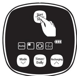 SAMSUNG SR8895 NAVIBOT SILENCIO - Starten - 1
