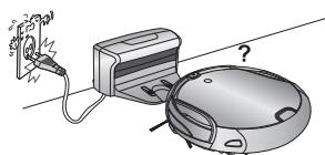 SAMSUNG SR8950 NAVIBOT,  SR8950,  VCR8950L3B - Mantenga el cable de alimentacion del cargador constanmente enchufado en la toma de corriente. - 1
