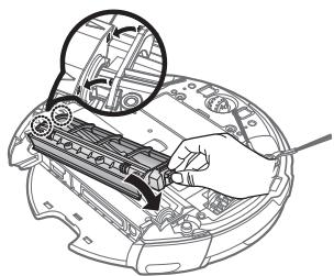 SAMSUNG SR8950 NAVIBOT, SR8950, VCR8950L3B - Limpar a escova electrica - 7