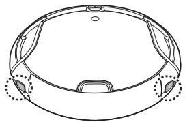 SAMSUNG SR8950 NAVIBOT,  SR8950,  VCR8950L3B - Limpieza de la ventana del sensor y la CAMERA - 5