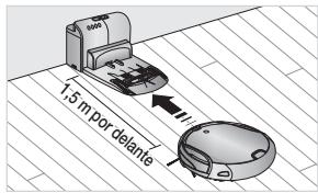 SAMSUNG SR8980 NAVIBOT - Solución de problemas cuando la aspiradora robot no se dirige hacia el cargador. - 2