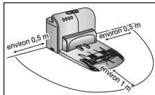 SAMSUNG SR8980 NAVIBOT - Ne court-circuitez pas les broches de chargement à l'aide d'objets en fer tels que des baguettes, des tournevis, etc. - 1