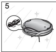 SAMSUNG SR8980 NAVIBOT - DIVERS MODES DE NETTOYAGE - 5