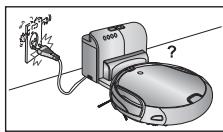 SAMSUNG SR8980 NAVIBOT - Houd het netsnoer van het oplaadstation altijd op het stopcontact aangesloten. - 1