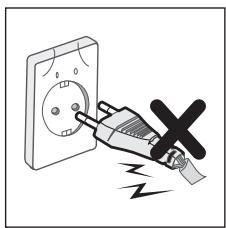 SAMSUNG SR8980 NAVIBOT - No utilice enchufes o cables dañados, ni tomas de pared sueltas. - 1