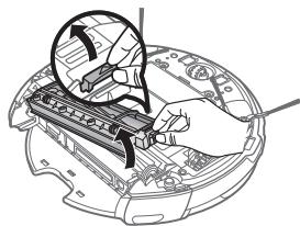 SAMSUNG SR8980 NAVIBOT - De zuigborstel reinigen - 3