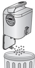 SAMSUNG SR8980 NAVIBOT - VACIADO DEL CONTENEDOR DEL EXTRACTOR AUTOMÁTICO. - 3
