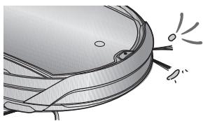 SAMSUNG SR8980 NAVIBOT - Reinigen van de zijborstel voor reiniging van randen - 2