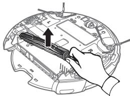 SAMSUNG SR8980 NAVIBOT - De zuigborstel reinigen - 4