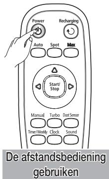 SAMSUNG SR8980 NAVIBOT - Het apparaat uitzetten - 1