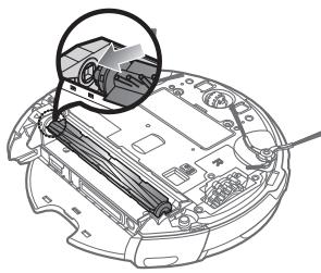 SAMSUNG SR8980 NAVIBOT - De zuigborstel reinigen - 6
