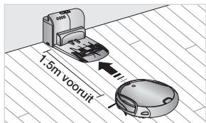 SAMSUNG SR8980 NAVIBOT - Probleemoplossing wanneer de robotstofzuiger niet naar het oplaadstation terugkeert - 2