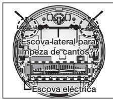 SAMSUNG SR8980 NAVIBOT - Para remover as substâncias estranhas, use sempre a escova de limpeza depois de desligar o interruptor de corrente. - 1