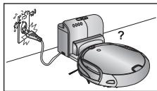 SAMSUNG SR8980 NAVIBOT - Laissez toujours le cordon d'alimentation du chargeur branché dans la prise. - 1