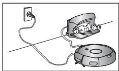 SAMSUNG VCR8849T3K/XEG - Ao instalar o carregador, não deixe o cabo eléctrico esticado no chão. - 1