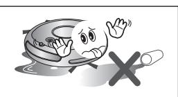 SAMSUNG VCR8849T3K/XEG - Zorg dat de robotstofzuiger niet over vloeistoffen zoals water, olie en plasjes van huisdieren heen beweegt of deze opzuigt. - 1