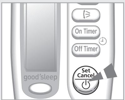 SAMSUNG AQ18NSAX - Sélection du Mode good' sleep - 1