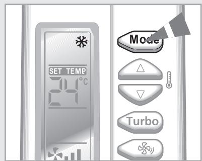 SAMSUNG AQV09NSAX - Sélection du mode Réfrigération - 2
