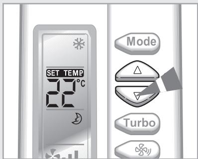 SAMSUNG AQV12FCX - Sélection du mode good sleep - 4