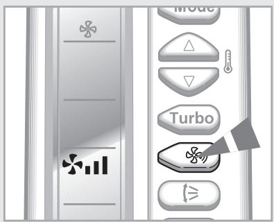 SAMSUNG AQV12FCX - Sélection du mode ventilation - 3