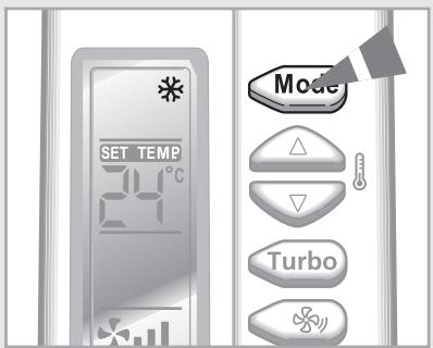 SAMSUNG AQV12FCX - Sélection du mode good sleep - 2
