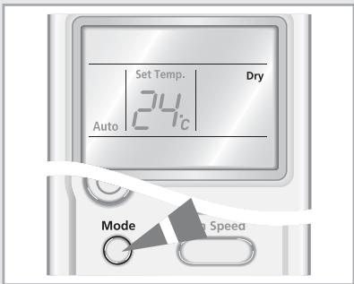 SAMSUNG AQV12MWAN - Sélection du mode Chauffage - 6
