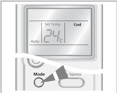 SAMSUNG AQV12MWAN - Sélection du mode Réfrigération - 2