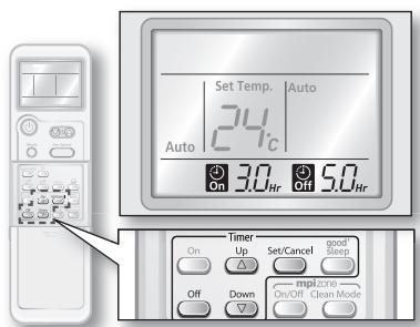 SAMSUNG AQV18 - L'on timer est plus court que l'off timer - 1