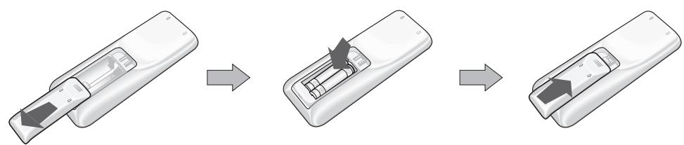 SAMSUNG AQV18 - Installation des batteries - 1
