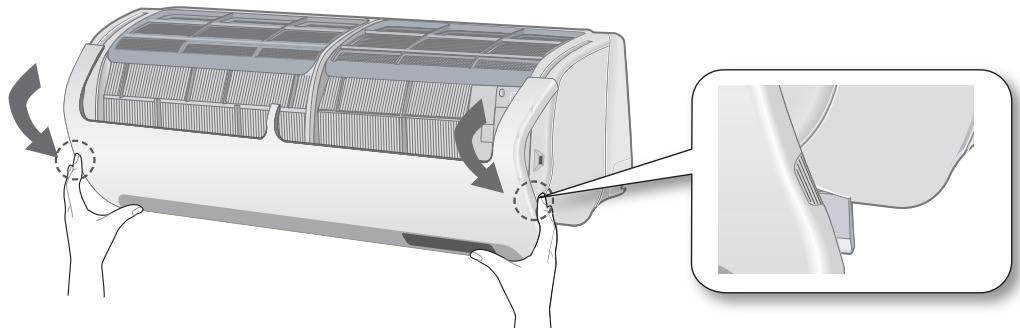SAMSUNG AQV18 - Enlevement du panneau avant - 1