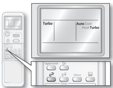 SAMSUNG AQV18 - Utilisation de la fonction de TURBO - 1