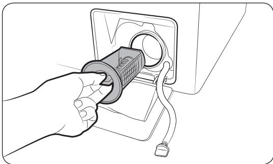 SAMSUNG WW90K5413WW - Filtre de la pompe - 1