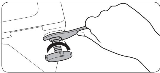 SAMSUNG WW90K5413WW - ÉTAPE 3 Ajuster les pieds réglables - 2