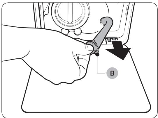 SAMSUNG WW90K5413WW - Vidange d'urgence - 2